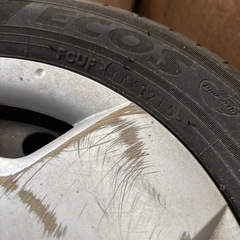 タイヤの状態確認用の画像