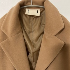 haco! カッコ バックチュールコート ロングコート フレアAラインシルエットの画像