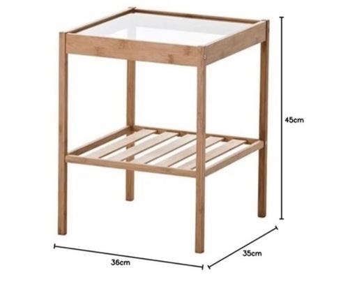 12/6 AMまでの引き取り限定】IKEA ネスナ サイドテーブル (c) 大阪の