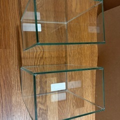 ベタ用ガラス水槽 2個セット 直方体の画像