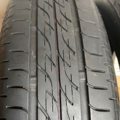 【バリ溝】美品 ブリヂストン 155 65 R14ラジアルタイヤ（ノーマル）2本の画像