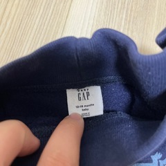 1回着用　GAP パンツ80センチの画像
