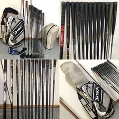 【希望者多い場合は抽選です】高級品 豪華ダンロップゴルフセット 最上級ゼクシオ xxio スリクソン ミズノパター　フレックスR 完璧に揃ったセット フルセット すぐにコースに行く事も可能です！ の画像
