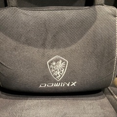 ゲームチェア アルカンターラ カーボン調 肘置きの画像