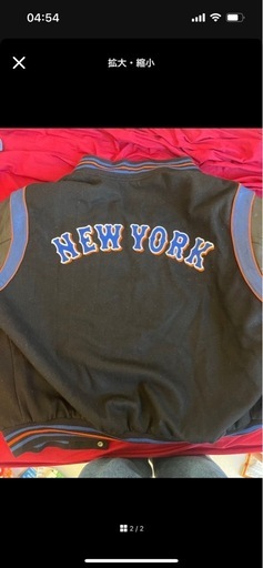 イギリス古着屋購入　New York Mets スタジャン MLB xl相当