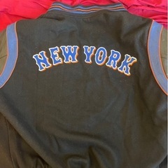 イギリス古着屋購入　New York Mets スタジャン MLB xl相当の画像