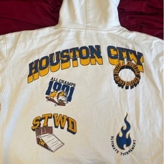 イギリス購入　PULL&BEAR STWD パーカー フーディー xl バスケの画像