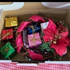クリスマス　リース　オーナメント　飾りの画像