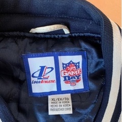 イギリス購入　ヴィンテージスタジャン　NFL TITANS XLの画像