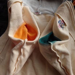 ミキハウス mikihouse ダブルビー ジップパーカー 120 UV紫外線の画像