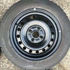 ルーミー、タンク、トール、パッソ、トヨタ純正鉄ホイール、冬用スタッドレスタイヤ４本セット　ダンロップウインターマックス０2　165/65R14の画像