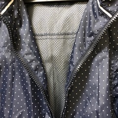 PORTLAND ネイビー ドット柄 ジャケット サイズ2の画像