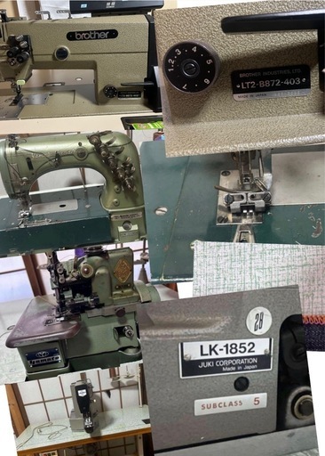 ミシン juki / brother  100v
