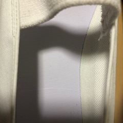 上履きホワイト/ブルー26.5EEの画像