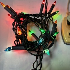 クリスマス用飾り、ライトの画像