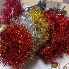 クリスマス用飾り、ライトの画像