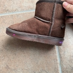 光るブーツ🌈17センチの画像