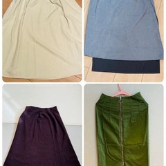 【総額15000円程度】4着セット⭐︎UNIQLO/green parks/ something 等　レディーススカートの画像