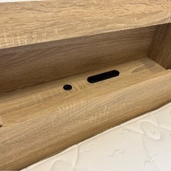 シングルベット＋マットレスの画像