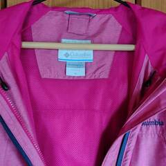 コロンビアナイロンジャケット・ピンク・Mサイズの画像