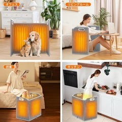 【2025冬NEWモデル】パネルヒーター 2秒で速暖 段階温度調節6段タイマーの画像