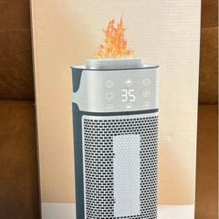 【新品未開封】セラミックヒーター 1s速暖1200W 3段階調整 90°首振りの画像