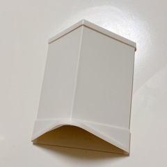 白　化粧鏡 リバーサルミラー 左右反転鏡 デスクメイクミラー　白の画像