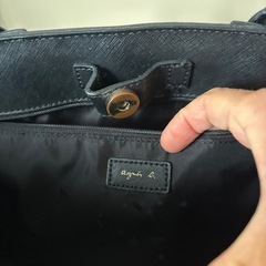 アニエスベー　トートバック　黒の画像