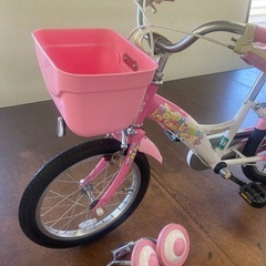 幼児自転車 補助輪付き ピンク 16インチ (小野) 天竜川のその他の中古