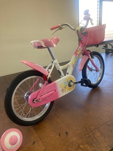 美中古　16インチ　補助輪付き　自転車 幼児自転車 補助輪付き ピンク 16インチ (小野) 天竜川のその他の中古