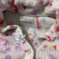 ぼんぼんりぼん　フリースパジャマ 130cmの画像
