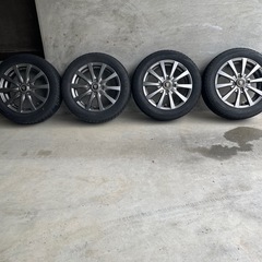 2セット　N-BOXアルミ+マナレイアルミタイヤ　セットの画像