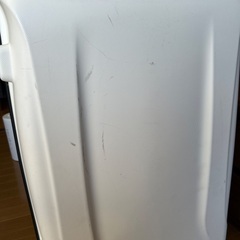 スーツケース大 白　TSAロック有　内部・外部ともに汚れ多数の画像