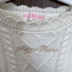 メゾピアノ　ニット　100の画像