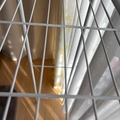 ★お取引き早い方優先★洗濯機上収納ラック　横幅、高さ調節可能　ランドリーラック　ホワイト の画像