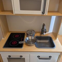 ✨すぐ遊べるイケアキッチンままごとセット✨の画像