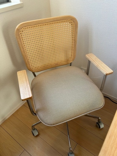 2024 ロウヤ ラタン椅子 LOWYA ロウヤ ラタン調 デスクチェア