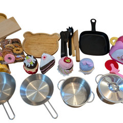 ✨すぐ遊べるイケアキッチンままごとセット✨の画像