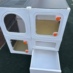 半密閉型猫ケージ 1段2段 3段4段屋内用猫ケージの画像