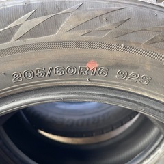 1201-3)はめ替え込み！205/60R16 ブリヂストンスタッドレス中古4本セット！2021年製ブリザックXG02の画像
