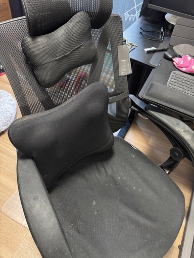 大阪府引き取りのみ　Hbada HDNY1434BMJ オフィスチェア ブラック