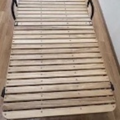 綺麗な折り畳みベッドの画像