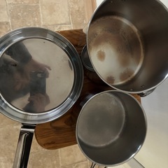 キャプテンスタッグ ステンレス クッカーセット (L)の画像