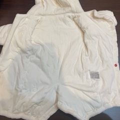 一度だけ使用★くま耳ロンパース　50〜70の画像