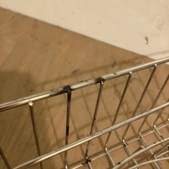 食器水切りカゴ　ステンレス製の画像