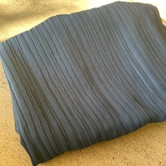 ほぼ未使用ニトリカーテン　青の画像