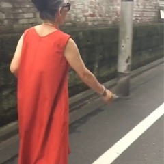 COOMB ロングワンピース M相当 38 Aライン ノースリーブワンピース  内藤朝美の画像