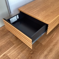 引き出し収納リビングテーブル【町田市再生家具】252539の画像
