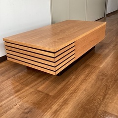 引き出し収納リビングテーブル【町田市再生家具】252539の画像