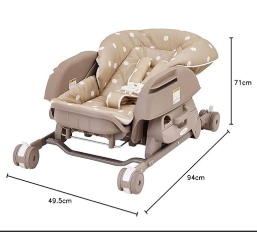 KATOJIバウンサースイングバウンサー ハイローチェア (LoveOcean) 江北